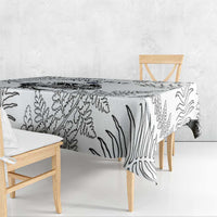 Custom New Zealand Kiwi Football Tablecloth Aotearoa Silver Fern LT14 - Polynesian Pride