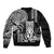 Hawaii Ku God Bomber Jacket Kakau Mix Polynesian Tattoo