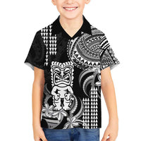 Hawaii Ku God Hawaiian Shirt Kakau Mix Polynesian Tattoo LT14 - Polynesian Pride
