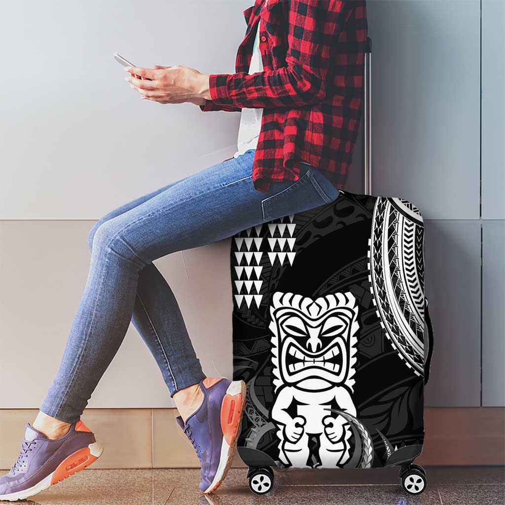 Hawaii Ku God Luggage Cover Kakau Mix Polynesian Tattoo LT14 - Polynesian Pride