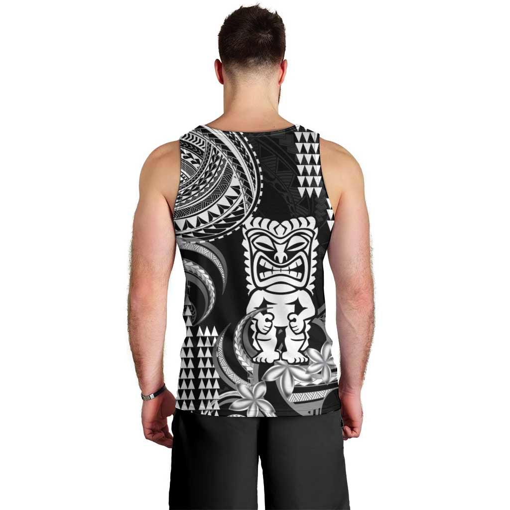 Hawaii Ku God Men Tank Top Kakau Mix Polynesian Tattoo LT14 - Polynesian Pride