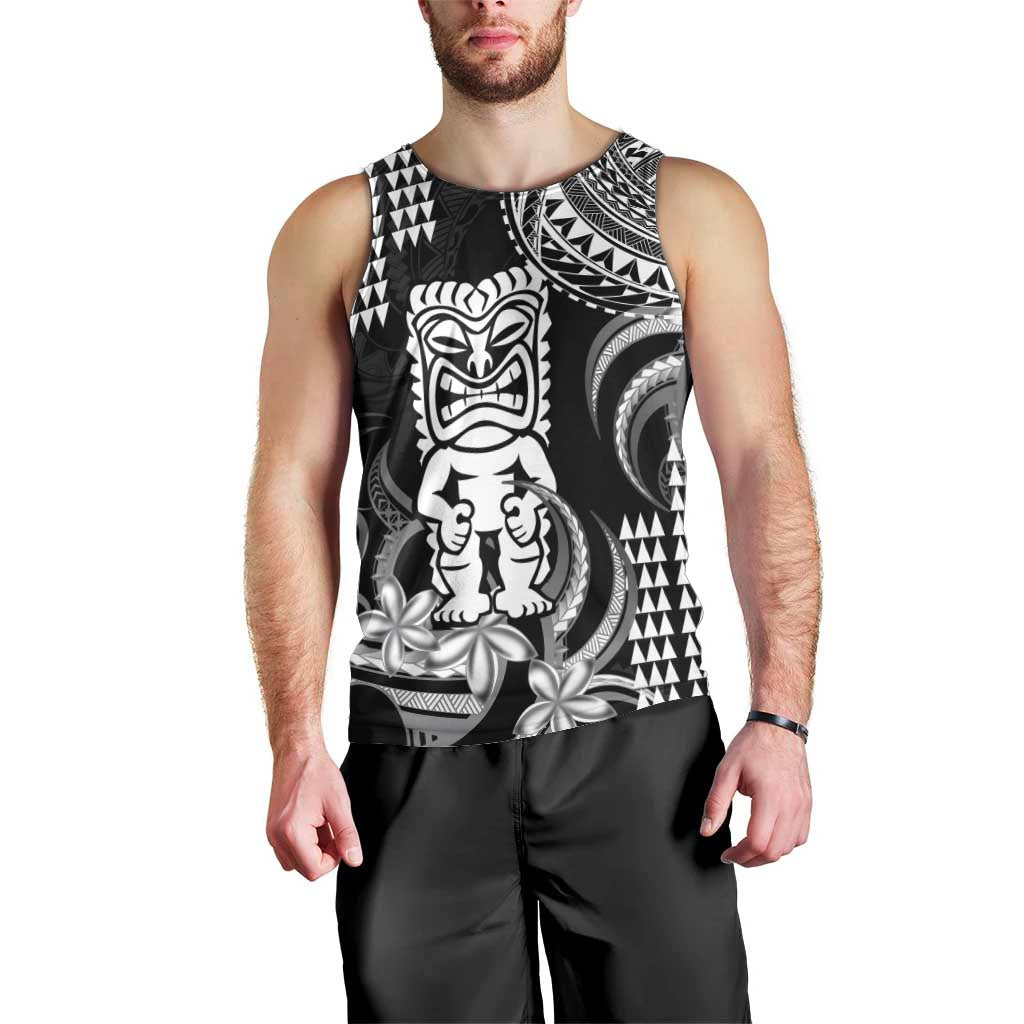 Hawaii Ku God Men Tank Top Kakau Mix Polynesian Tattoo LT14 - Polynesian Pride