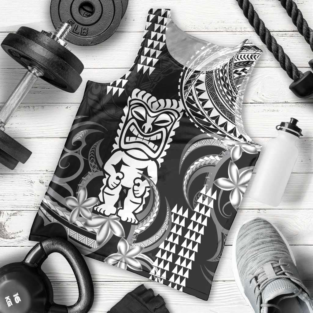 Hawaii Ku God Men Tank Top Kakau Mix Polynesian Tattoo LT14 - Polynesian Pride