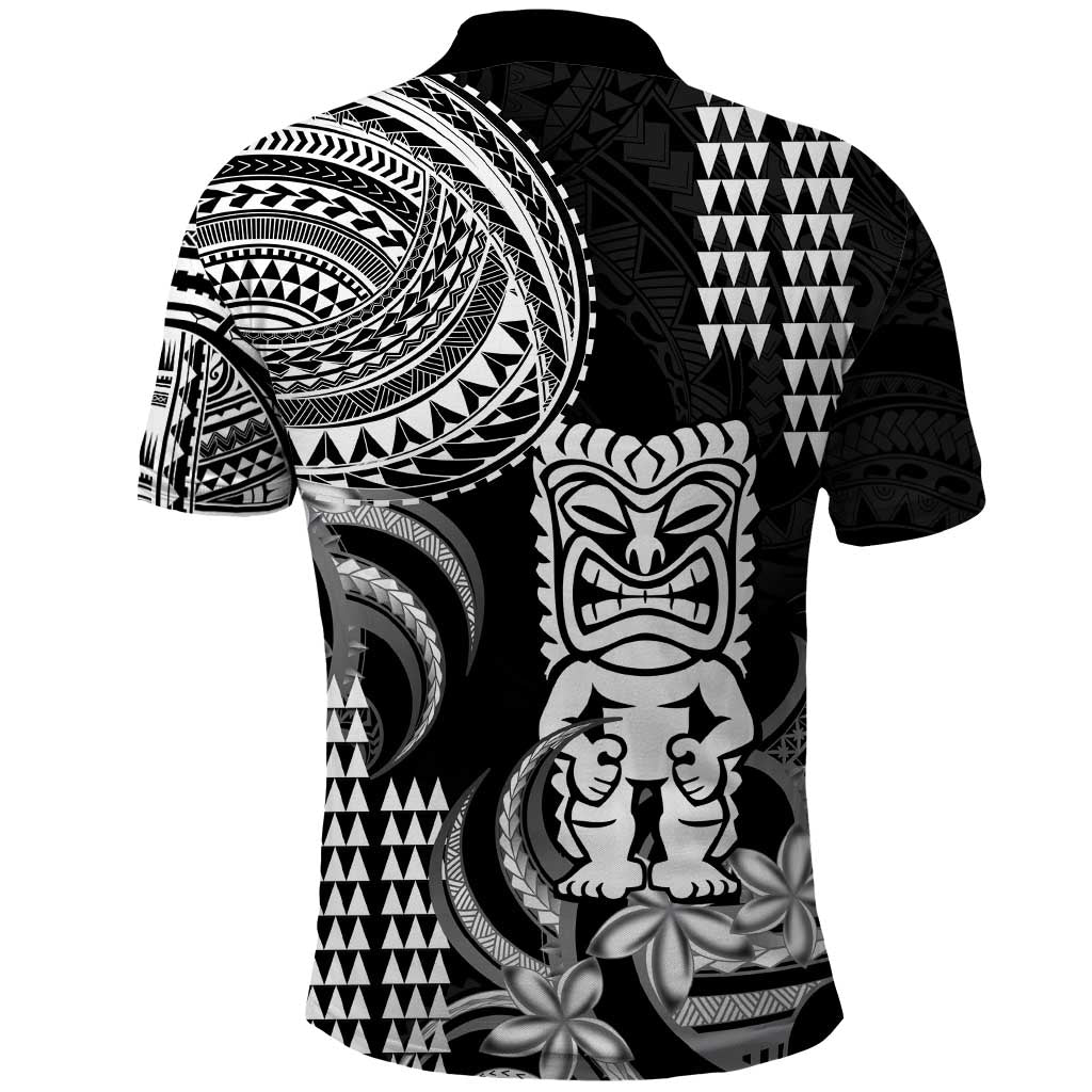 Hawaii Ku God Polo Shirt Kakau Mix Polynesian Tattoo LT14 - Polynesian Pride