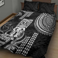Hawaii Ku God Quilt Bed Set Kakau Mix Polynesian Tattoo LT14 - Polynesian Pride
