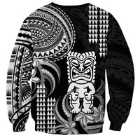 Hawaii Ku God Sweatshirt Kakau Mix Polynesian Tattoo LT14 - Polynesian Pride