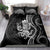 Black Hawaii Kanaloa God Bedding Set Hawaiian Octopus