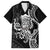 Black Hawaii Kanaloa God Family Matching Off Shoulder Short Dress and Hawaiian Shirt Hawaiian Octopus