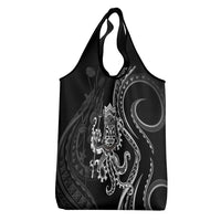 Black Hawaii Kanaloa God Grocery Bag Hawaiian Octopus LT14 - Polynesian Pride