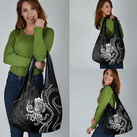 Black Hawaii Kanaloa God Grocery Bag Hawaiian Octopus LT14 - Polynesian Pride