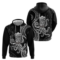 Black Hawaii Kanaloa God Hoodie Hawaiian Octopus LT14 - Polynesian Pride