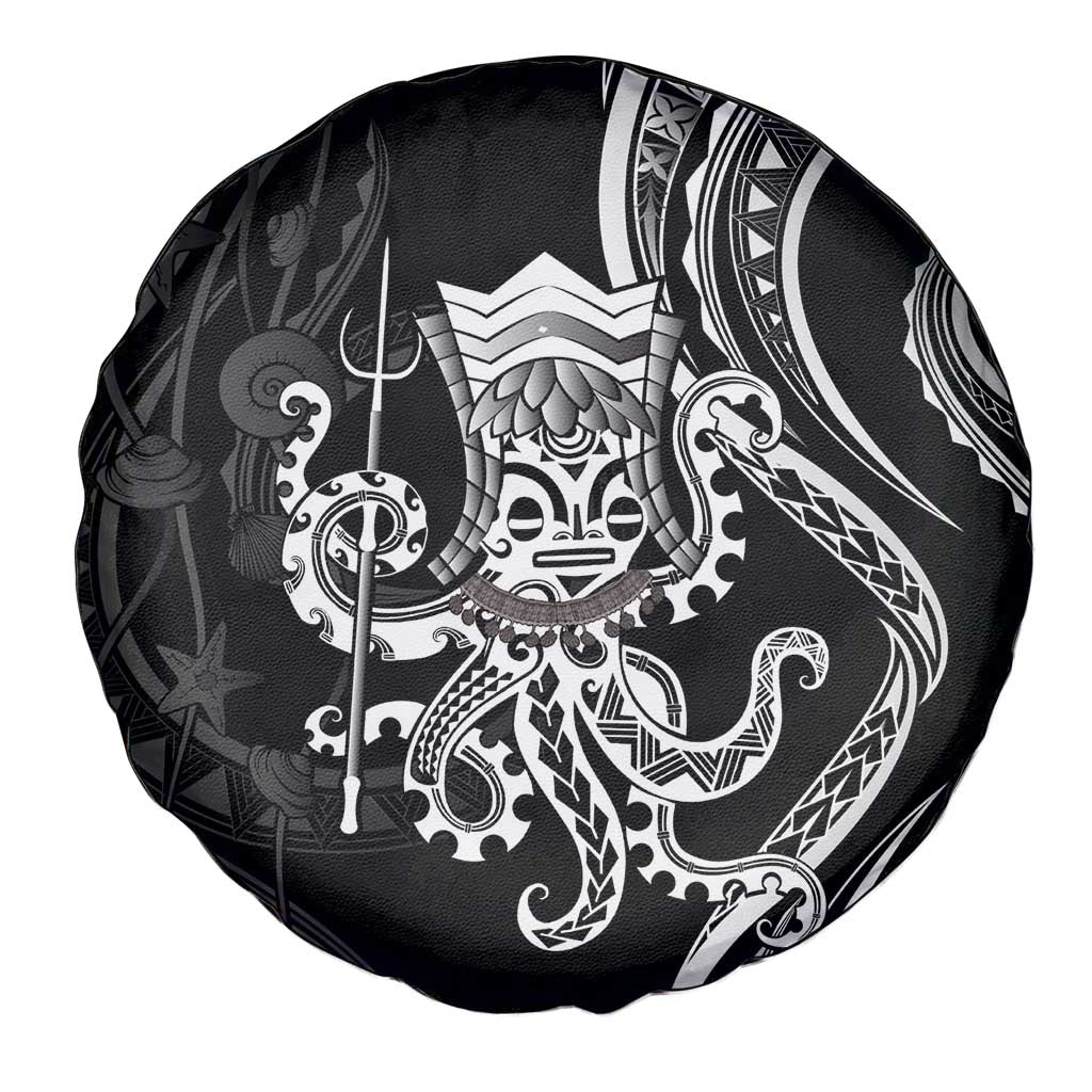 Black Hawaii Kanaloa God Spare Tire Cover Hawaiian Octopus LT14 - Polynesian Pride