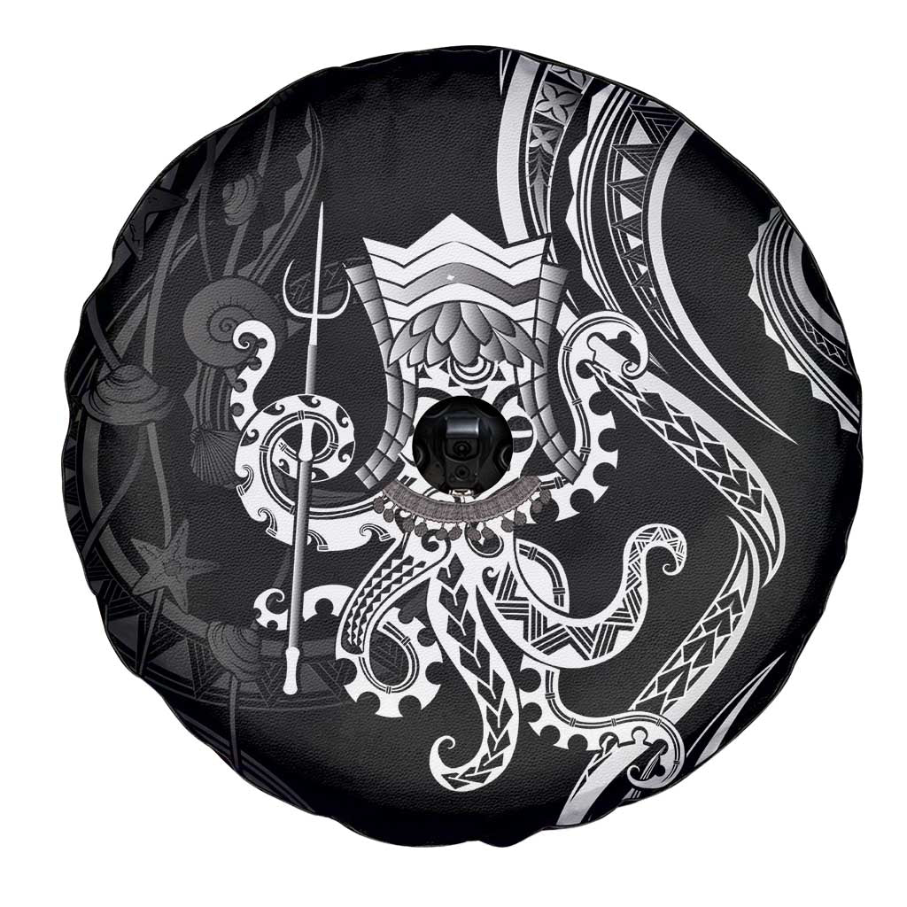 Black Hawaii Kanaloa God Spare Tire Cover Hawaiian Octopus LT14 - Polynesian Pride