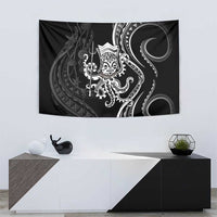 Black Hawaii Kanaloa God Tapestry Hawaiian Octopus LT14 - Polynesian Pride
