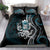 Turquoise Hawaii Kanaloa God Bedding Set Hawaiian Octopus