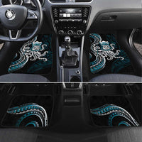 Turquoise Hawaii Kanaloa God Car Mats Hawaiian Octopus LT14 Set 4pcs Turquoise - Polynesian Pride