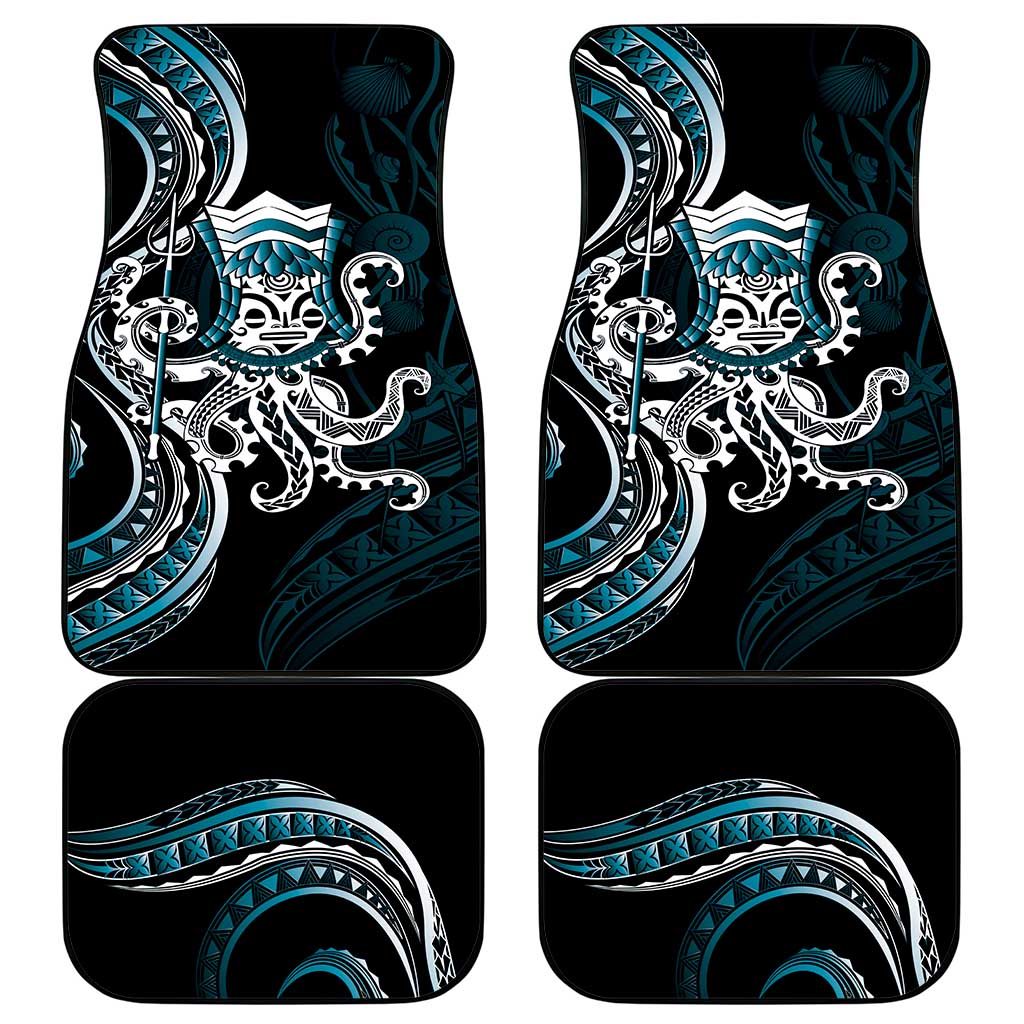 Turquoise Hawaii Kanaloa God Car Mats Hawaiian Octopus LT14 - Polynesian Pride