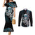 Turquoise Hawaii Kanaloa God Couples Matching Mermaid Dress and Long Sleeve Button Shirt Hawaiian Octopus