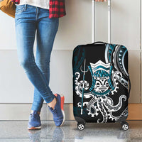 Turquoise Hawaii Kanaloa God Luggage Cover Hawaiian Octopus LT14 - Polynesian Pride