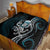 Turquoise Hawaii Kanaloa God Quilt Hawaiian Octopus