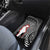 New Zealand ANZAC Day Car Mats 25th April Silver Fern With Poppy