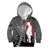 New Zealand ANZAC Day Kid Hoodie 25th April Silver Fern With Poppy