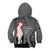 New Zealand ANZAC Day Kid Hoodie 25th April Silver Fern With Poppy