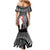 New Zealand ANZAC Day Mermaid Dress 25th April Silver Fern With Poppy