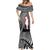 New Zealand ANZAC Day Mermaid Dress 25th April Silver Fern With Poppy