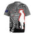 New Zealand ANZAC Day Rugby Jersey 25th April Silver Fern With Poppy