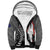 New Zealand ANZAC Day Sherpa Hoodie 25th April Silver Fern With Poppy