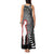 New Zealand ANZAC Day Tank Maxi Dress 25th April Silver Fern With Poppy