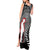 New Zealand ANZAC Day Tank Maxi Dress 25th April Silver Fern With Poppy