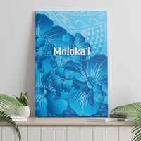 Aloha Hawaii Molokai Island Canvas Wall Art Hibiscus Tribal Honu Hawaiian Tattoo LT14 - Polynesian Pride