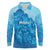 Aloha Hawaii Molokai Island Long Sleeve Polo Shirt Hibiscus Tribal Honu Hawaiian Tattoo