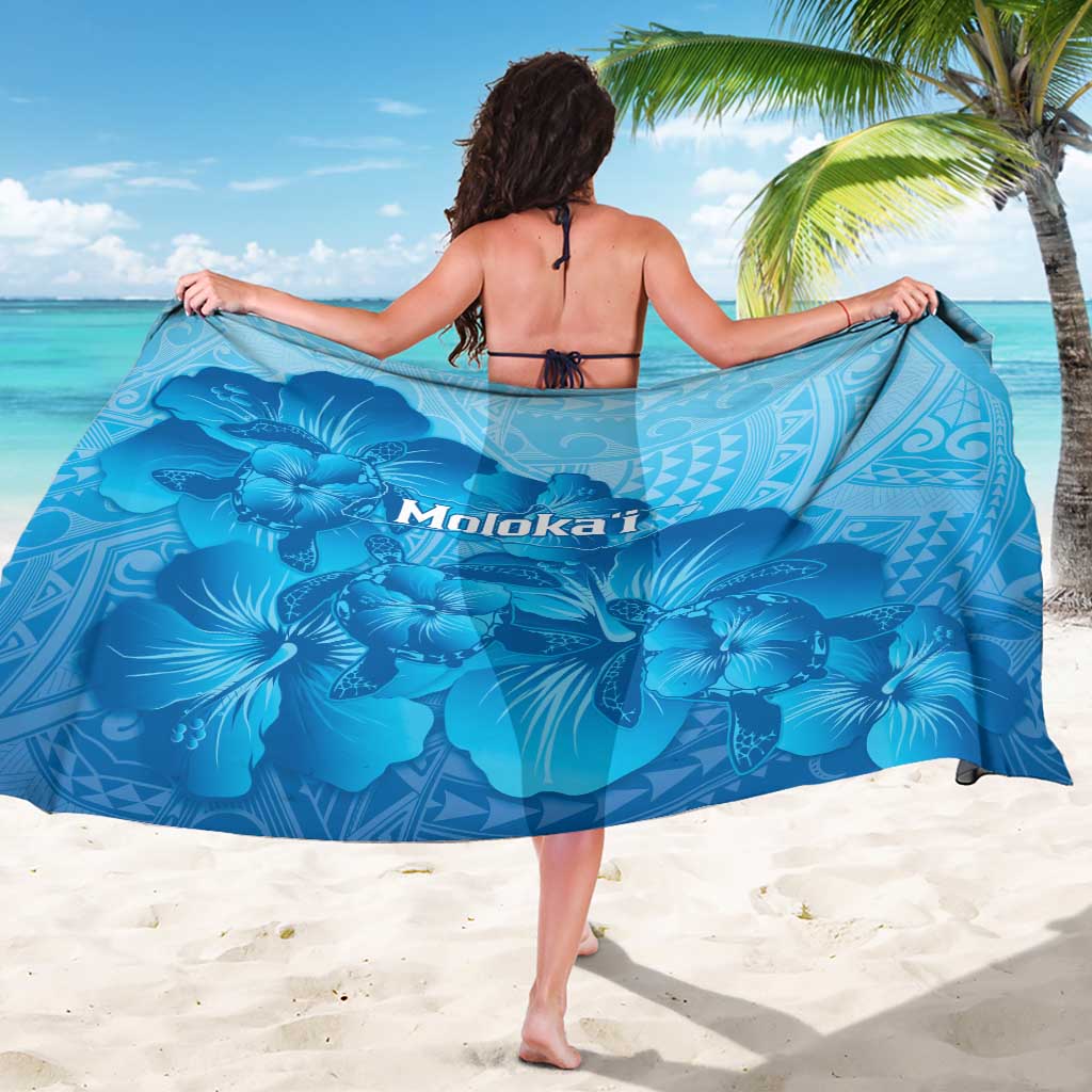 Aloha Hawaii Molokai Island Sarong Hibiscus Tribal Honu Hawaiian Tattoo LT14 - Polynesian Pride