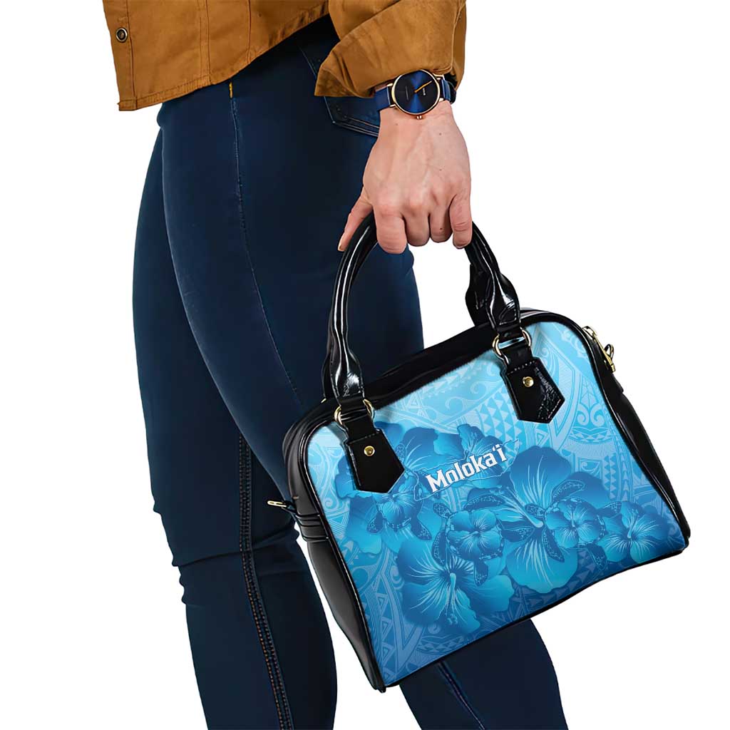 Aloha Hawaii Molokai Island Shoulder Handbag Hibiscus Tribal Honu Hawaiian Tattoo LT14 - Polynesian Pride