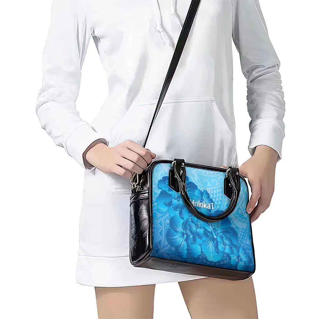 Aloha Hawaii Molokai Island Shoulder Handbag Hibiscus Tribal Honu Hawaiian Tattoo LT14 - Polynesian Pride