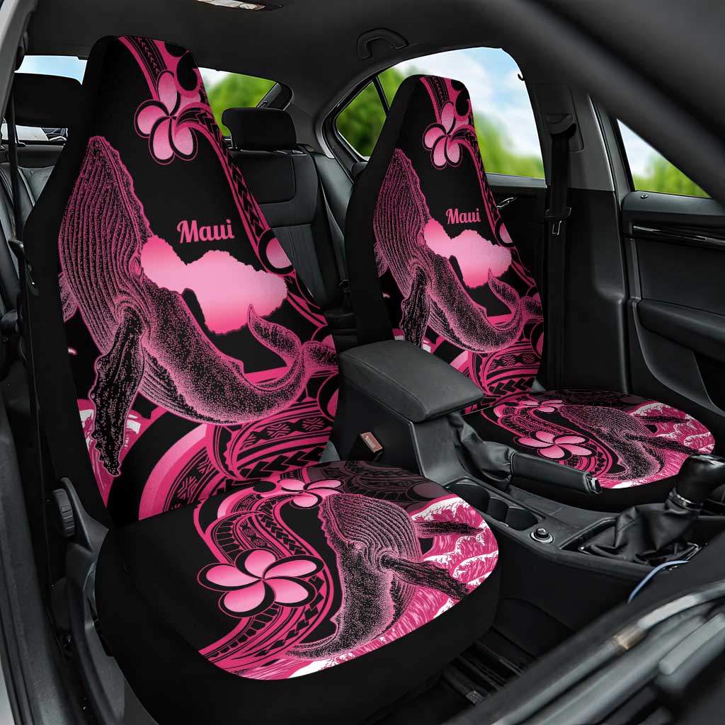 Aloha Hawaii Maui Car Seat Cover Valley Isle Humpback Whale Black LT14 One Size Black - Polynesian Pride