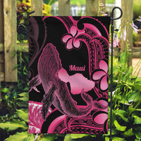 Aloha Hawaii Maui Garden Flag Valley Isle Humpback Whale Black LT14 Garden Flag Black - Polynesian Pride