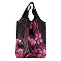 Aloha Hawaii Maui Grocery Bag Valley Isle Humpback Whale Black LT14 - Polynesian Pride