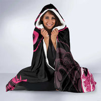 Aloha Hawaii Maui Hooded Blanket Valley Isle Humpback Whale Black LT14 - Polynesian Pride