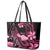 Aloha Hawaii Maui Leather Tote Bag Valley Isle Humpback Whale Black