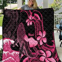 Aloha Hawaii Maui Quilt Valley Isle Humpback Whale Black LT14 Black - Polynesian Pride