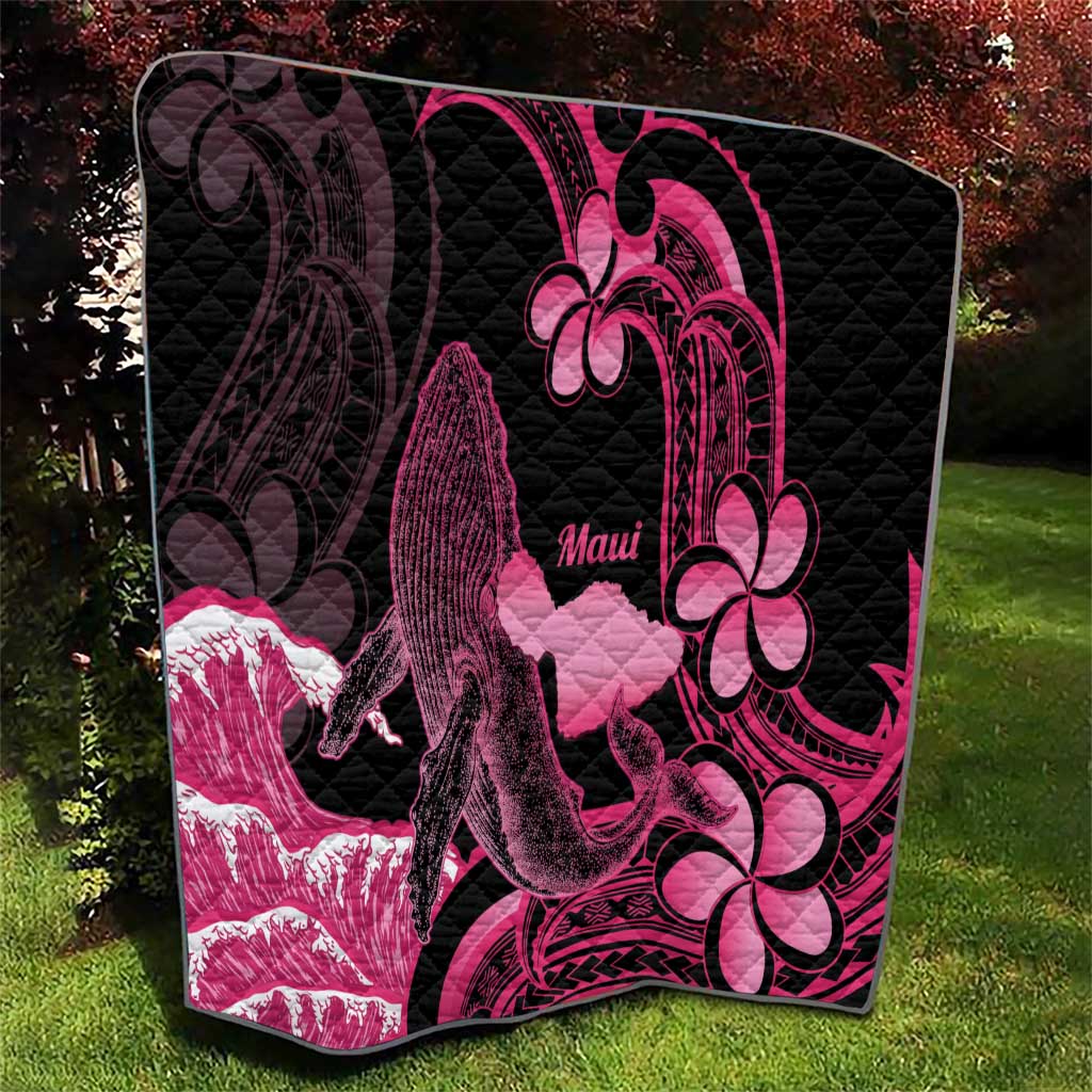 Aloha Hawaii Maui Quilt Valley Isle Humpback Whale Black LT14 - Polynesian Pride
