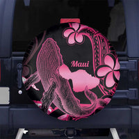 Aloha Hawaii Maui Spare Tire Cover Valley Isle Humpback Whale Black LT14 No hole Black - Polynesian Pride