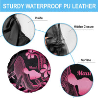 Aloha Hawaii Maui Spare Tire Cover Valley Isle Humpback Whale Black LT14 - Polynesian Pride