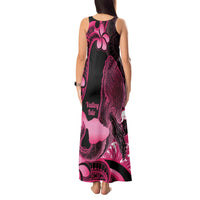Aloha Hawaii Maui Tank Maxi Dress Valley Isle Humpback Whale Black LT14 - Polynesian Pride