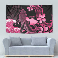 Aloha Hawaii Maui Tapestry Valley Isle Humpback Whale Black LT14 - Polynesian Pride