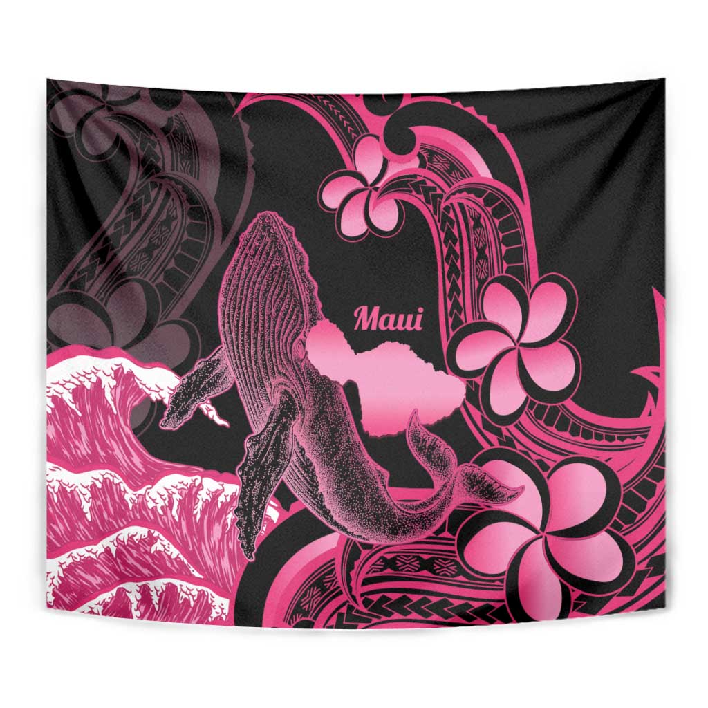 Aloha Hawaii Maui Tapestry Valley Isle Humpback Whale Black LT14 - Polynesian Pride
